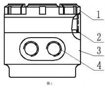 分體式電磁流量計傳感器接線盒結(jié)構(gòu)